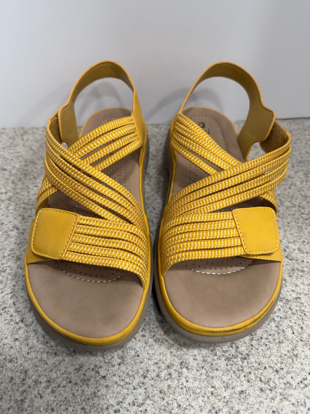 SPRING STEP Flexus Crossbeam Comfort Sandals Shoes - Women's Size 37 (6.5-7.0)